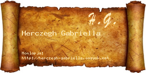 Herczegh Gabriella névjegykártya